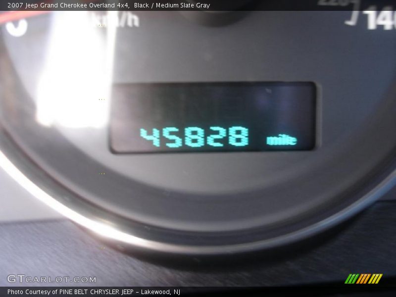 Black / Medium Slate Gray 2007 Jeep Grand Cherokee Overland 4x4