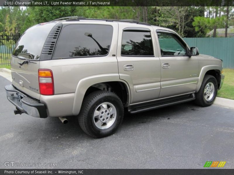 Light Pewter Metallic / Tan/Neutral 2003 Chevrolet Tahoe LT