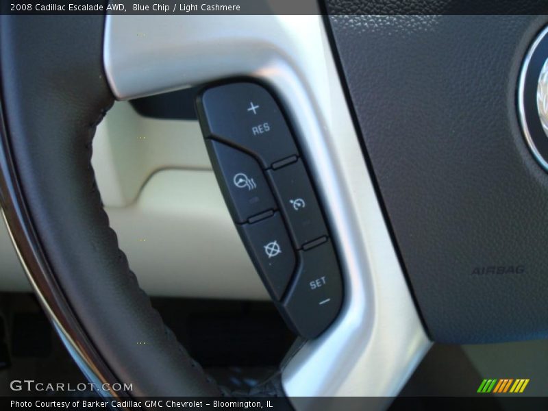 Blue Chip / Light Cashmere 2008 Cadillac Escalade AWD