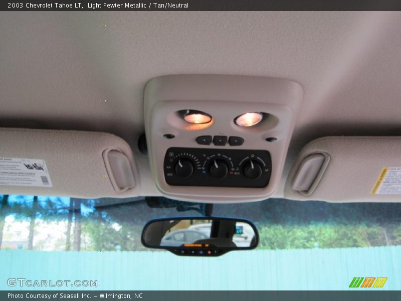 Light Pewter Metallic / Tan/Neutral 2003 Chevrolet Tahoe LT