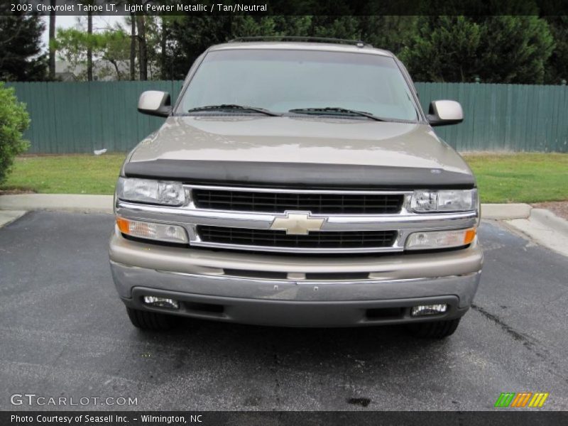 Light Pewter Metallic / Tan/Neutral 2003 Chevrolet Tahoe LT