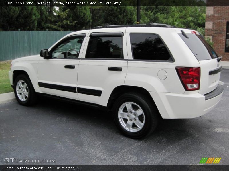 Stone White / Medium Slate Gray 2005 Jeep Grand Cherokee Laredo