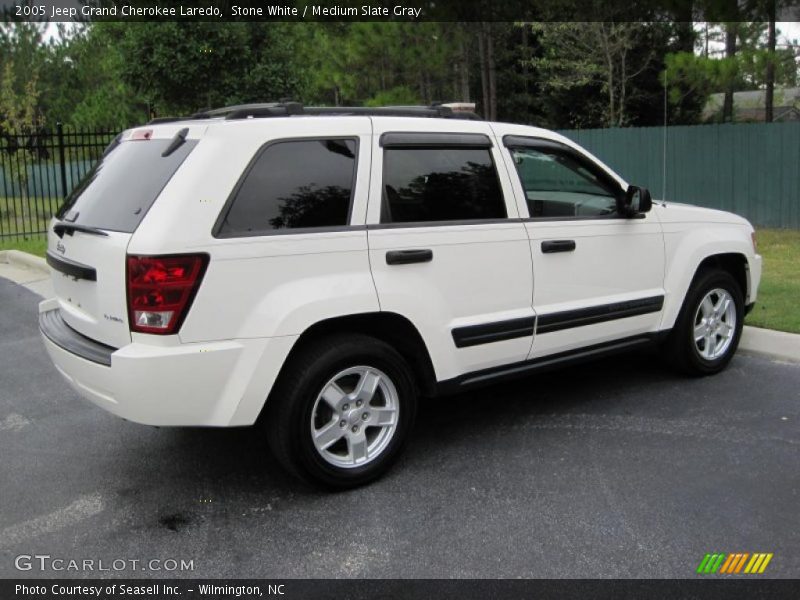 Stone White / Medium Slate Gray 2005 Jeep Grand Cherokee Laredo