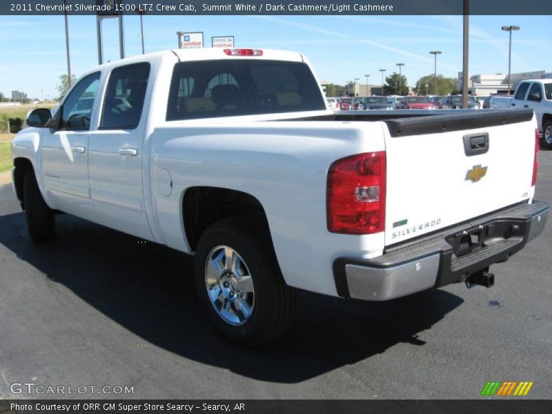 Summit White / Dark Cashmere/Light Cashmere 2011 Chevrolet Silverado 1500 LTZ Crew Cab