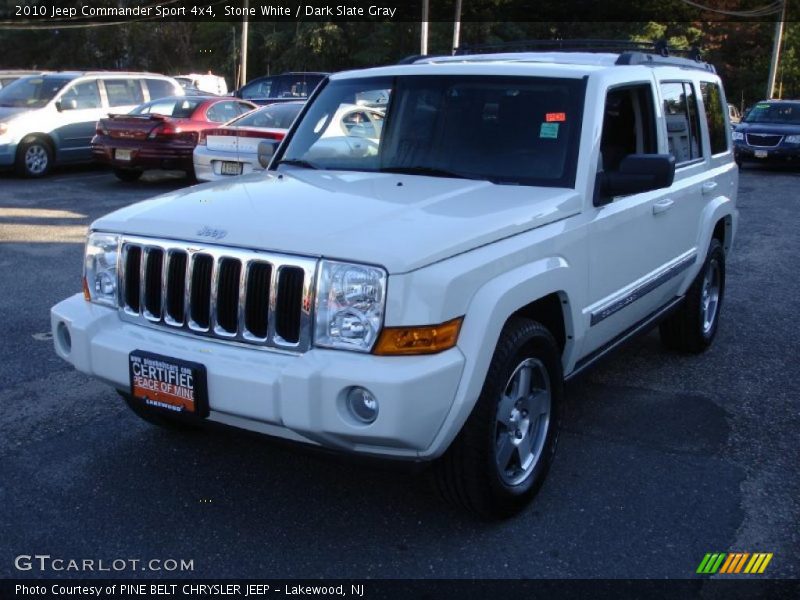 Stone White / Dark Slate Gray 2010 Jeep Commander Sport 4x4