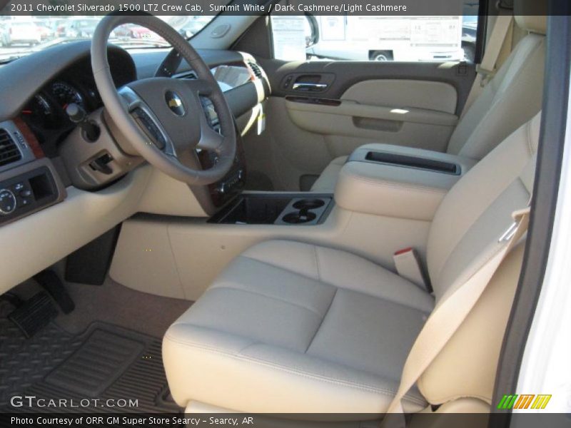 Summit White / Dark Cashmere/Light Cashmere 2011 Chevrolet Silverado 1500 LTZ Crew Cab