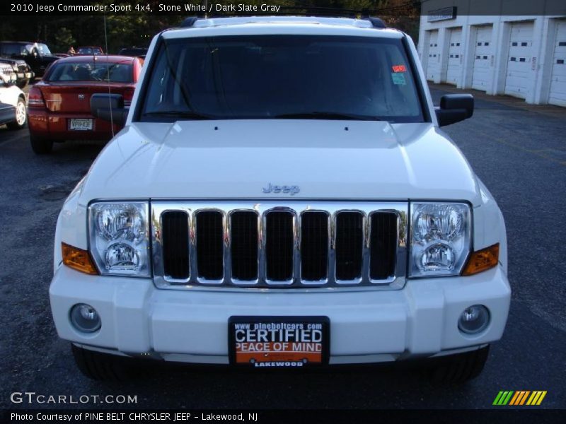 Stone White / Dark Slate Gray 2010 Jeep Commander Sport 4x4