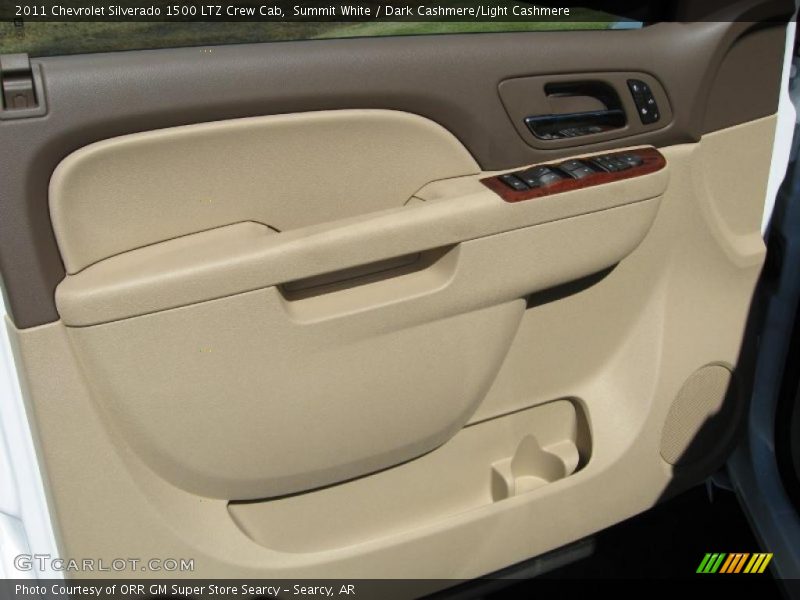 Summit White / Dark Cashmere/Light Cashmere 2011 Chevrolet Silverado 1500 LTZ Crew Cab