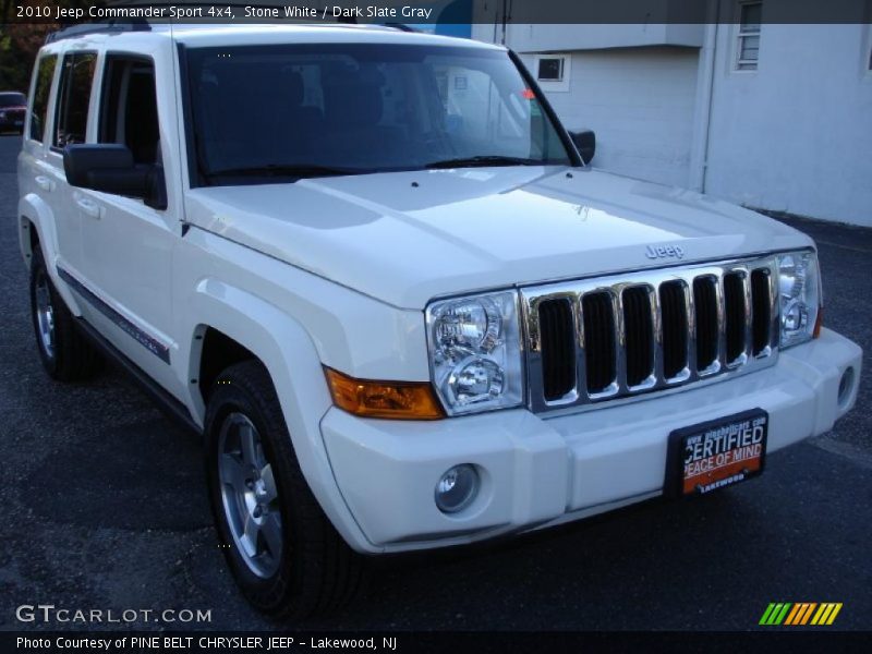 Stone White / Dark Slate Gray 2010 Jeep Commander Sport 4x4