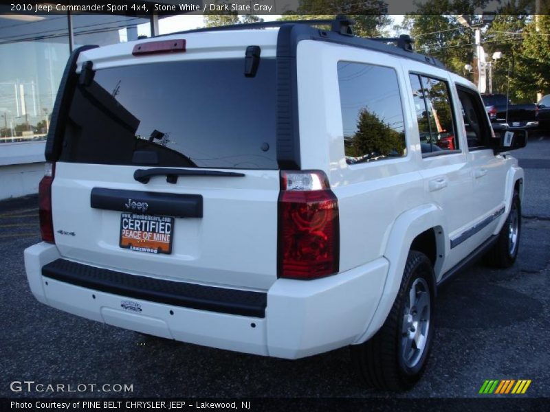 Stone White / Dark Slate Gray 2010 Jeep Commander Sport 4x4