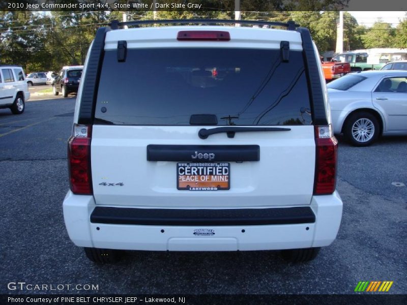 Stone White / Dark Slate Gray 2010 Jeep Commander Sport 4x4