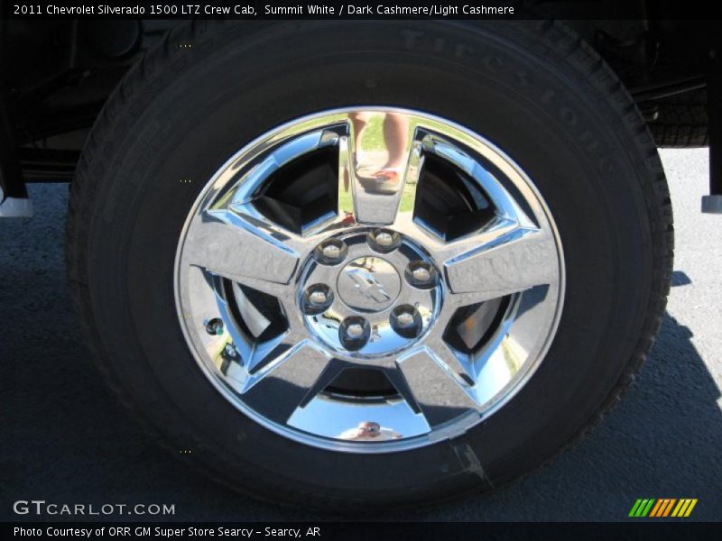 Summit White / Dark Cashmere/Light Cashmere 2011 Chevrolet Silverado 1500 LTZ Crew Cab