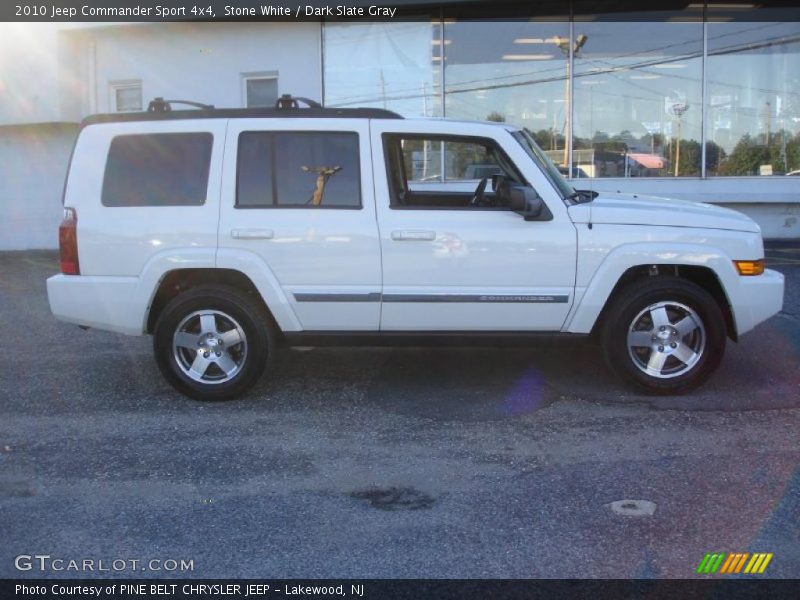 Stone White / Dark Slate Gray 2010 Jeep Commander Sport 4x4