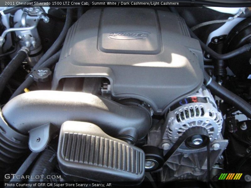 Summit White / Dark Cashmere/Light Cashmere 2011 Chevrolet Silverado 1500 LTZ Crew Cab