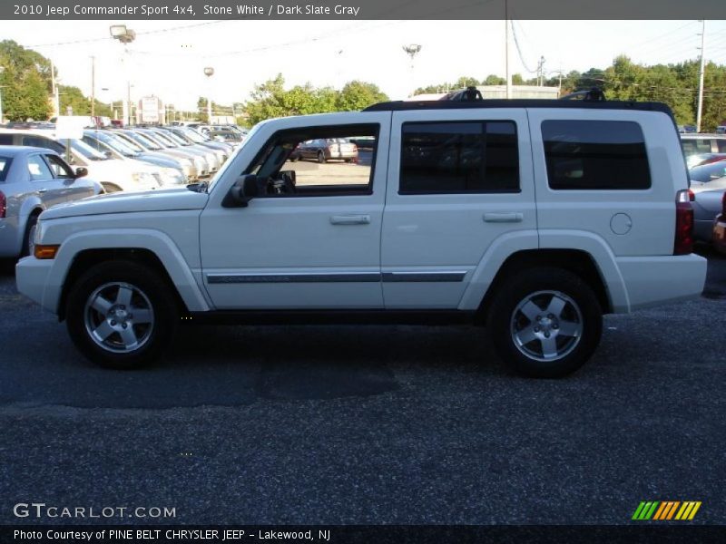 Stone White / Dark Slate Gray 2010 Jeep Commander Sport 4x4