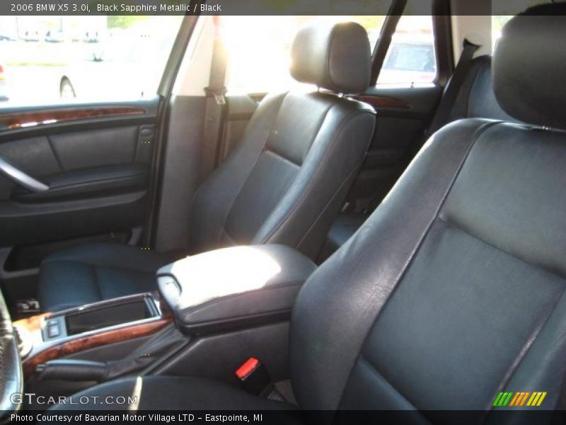 Black Sapphire Metallic / Black 2006 BMW X5 3.0i