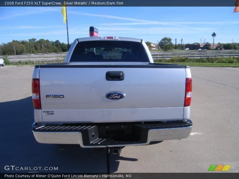 Silver Metallic / Medium/Dark Flint 2008 Ford F150 XLT SuperCrew