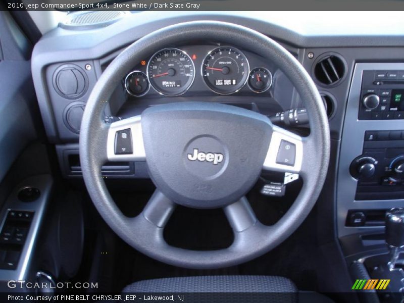 Stone White / Dark Slate Gray 2010 Jeep Commander Sport 4x4