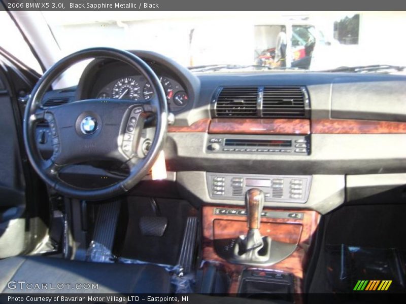 Black Sapphire Metallic / Black 2006 BMW X5 3.0i