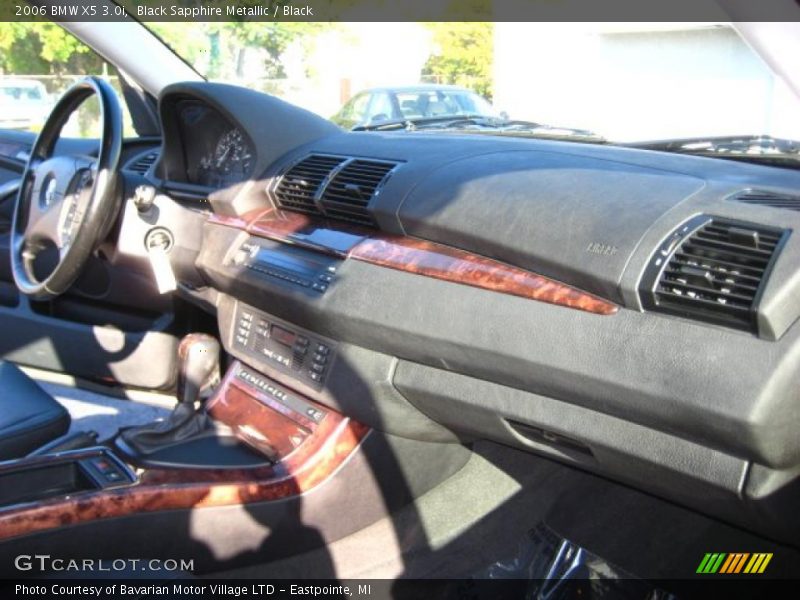 Black Sapphire Metallic / Black 2006 BMW X5 3.0i