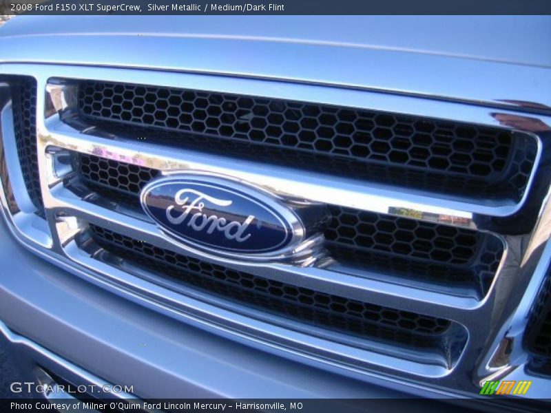Silver Metallic / Medium/Dark Flint 2008 Ford F150 XLT SuperCrew