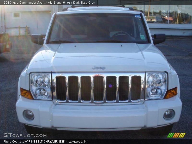 Stone White / Dark Slate Gray 2010 Jeep Commander Sport 4x4