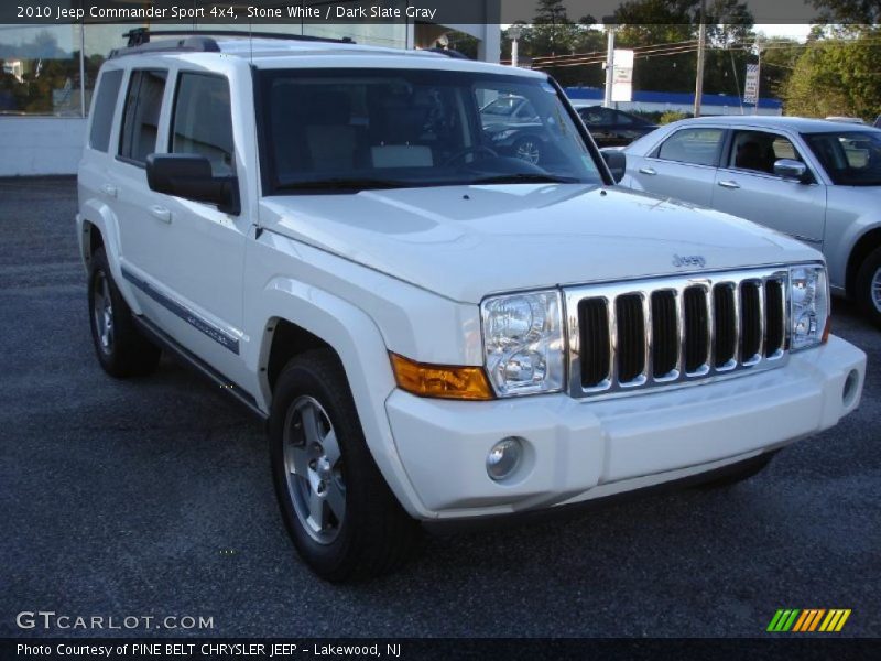 Stone White / Dark Slate Gray 2010 Jeep Commander Sport 4x4