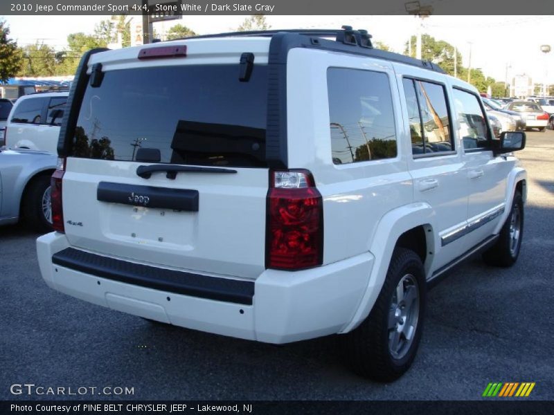 Stone White / Dark Slate Gray 2010 Jeep Commander Sport 4x4