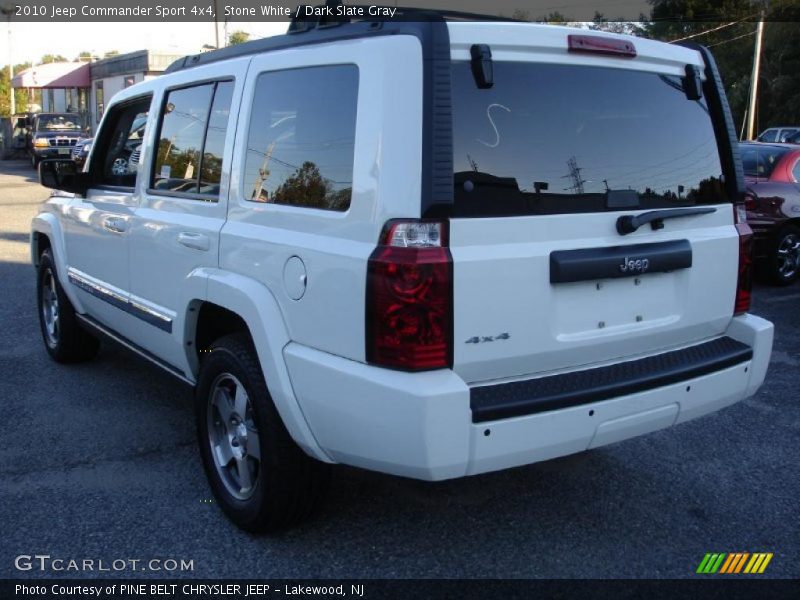 Stone White / Dark Slate Gray 2010 Jeep Commander Sport 4x4