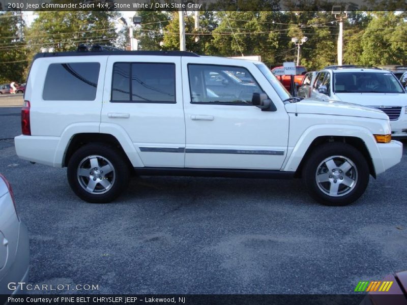 Stone White / Dark Slate Gray 2010 Jeep Commander Sport 4x4