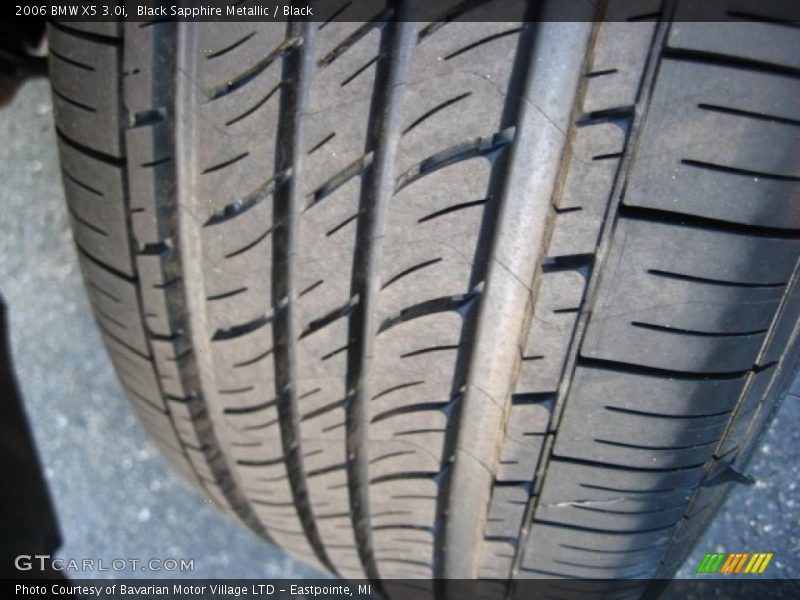 Black Sapphire Metallic / Black 2006 BMW X5 3.0i