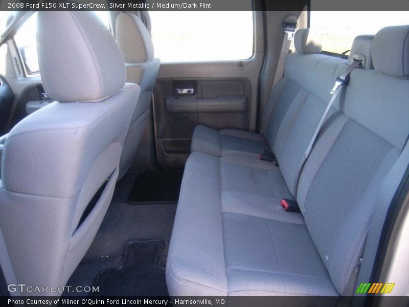 Silver Metallic / Medium/Dark Flint 2008 Ford F150 XLT SuperCrew