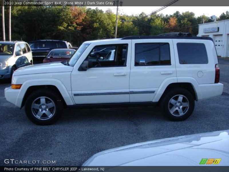 Stone White / Dark Slate Gray 2010 Jeep Commander Sport 4x4