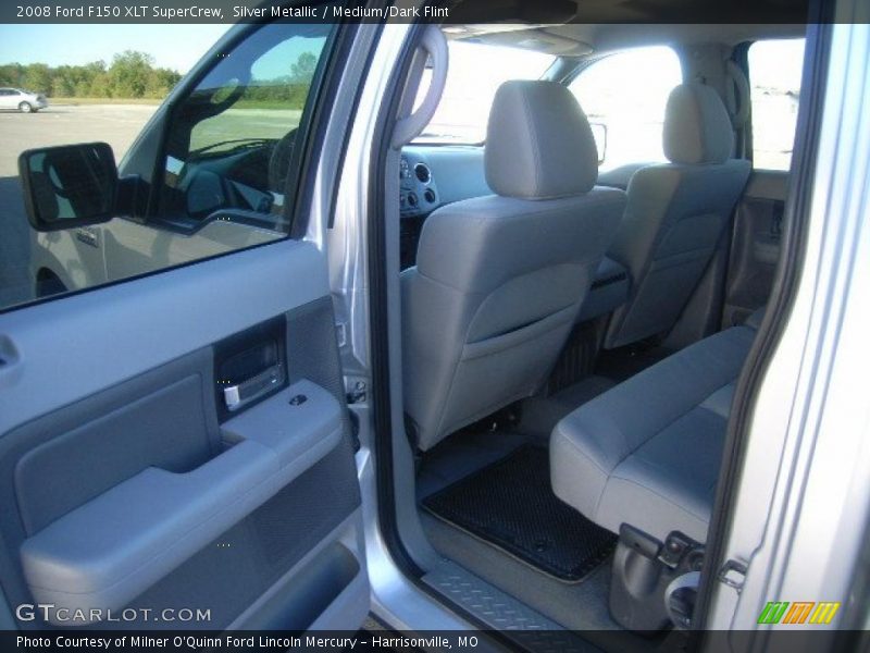 Silver Metallic / Medium/Dark Flint 2008 Ford F150 XLT SuperCrew