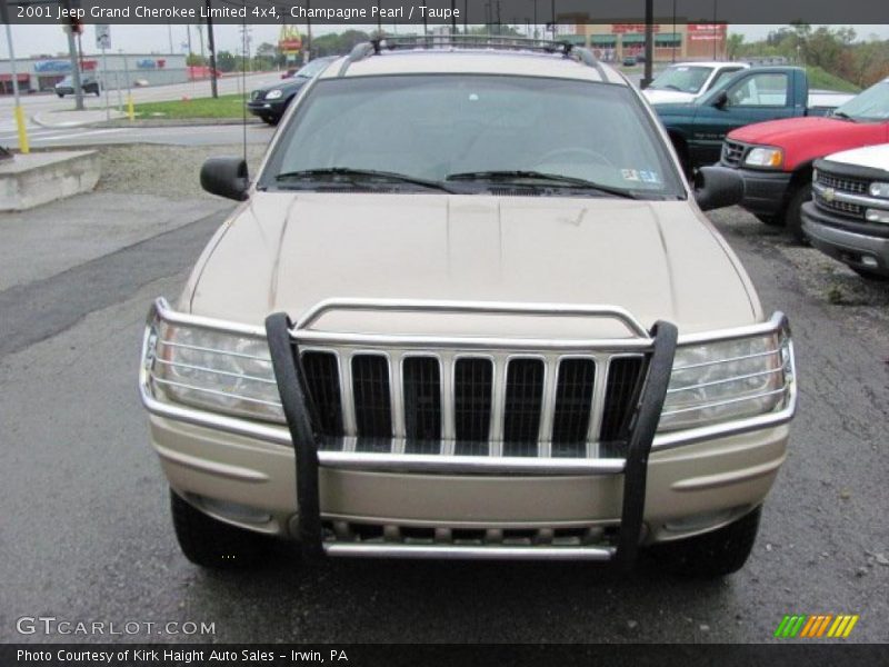 Champagne Pearl / Taupe 2001 Jeep Grand Cherokee Limited 4x4