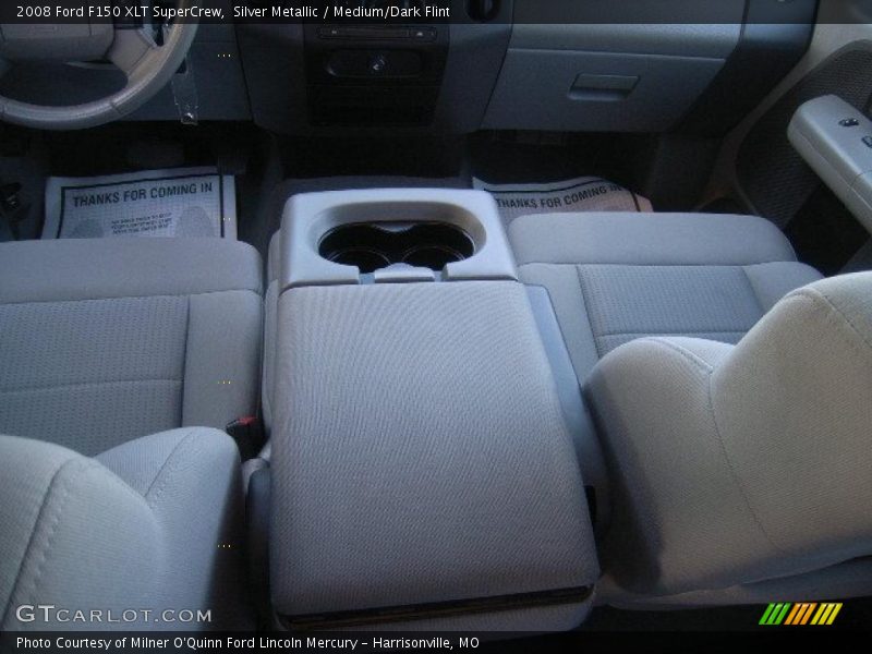 Silver Metallic / Medium/Dark Flint 2008 Ford F150 XLT SuperCrew