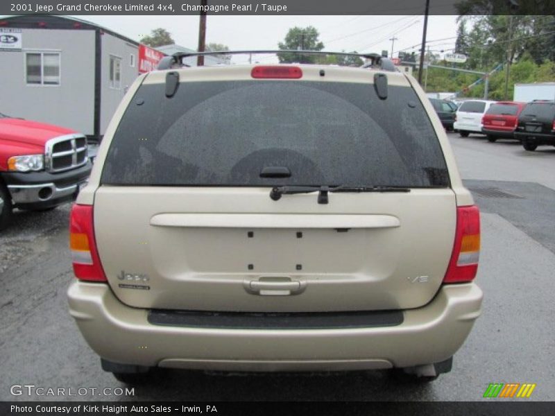 Champagne Pearl / Taupe 2001 Jeep Grand Cherokee Limited 4x4