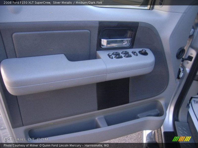 Silver Metallic / Medium/Dark Flint 2008 Ford F150 XLT SuperCrew