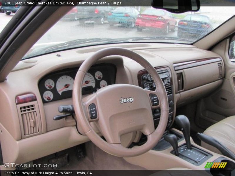 Champagne Pearl / Taupe 2001 Jeep Grand Cherokee Limited 4x4