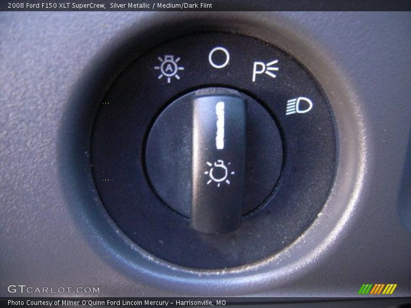 Silver Metallic / Medium/Dark Flint 2008 Ford F150 XLT SuperCrew