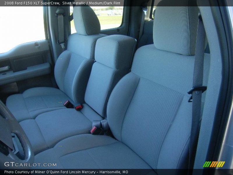 Silver Metallic / Medium/Dark Flint 2008 Ford F150 XLT SuperCrew