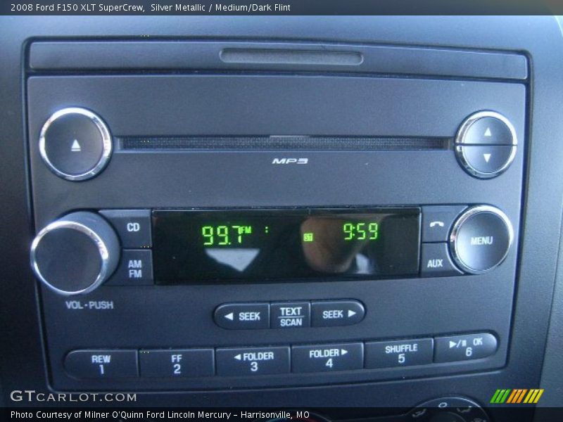 Silver Metallic / Medium/Dark Flint 2008 Ford F150 XLT SuperCrew