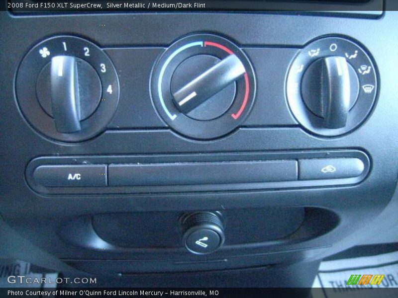 Silver Metallic / Medium/Dark Flint 2008 Ford F150 XLT SuperCrew