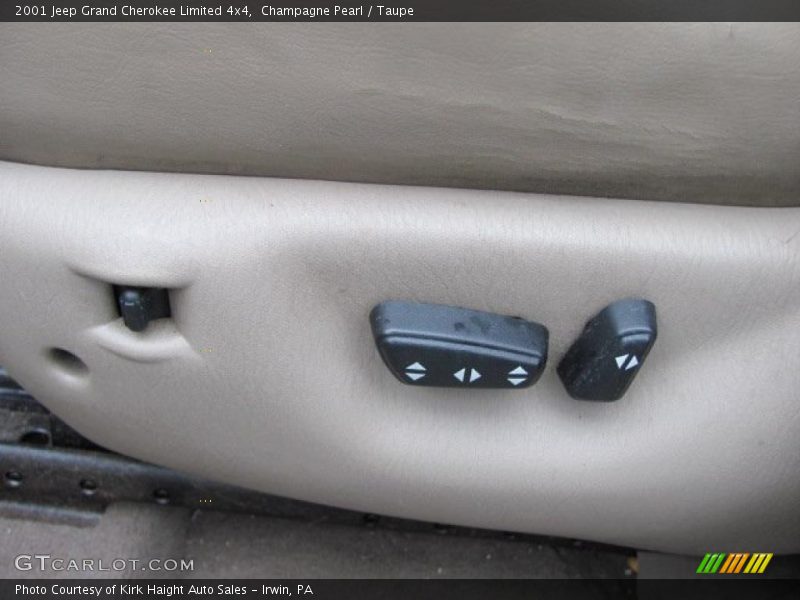 Champagne Pearl / Taupe 2001 Jeep Grand Cherokee Limited 4x4