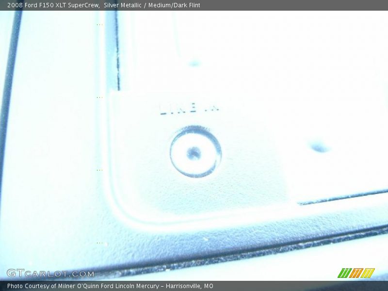 Silver Metallic / Medium/Dark Flint 2008 Ford F150 XLT SuperCrew