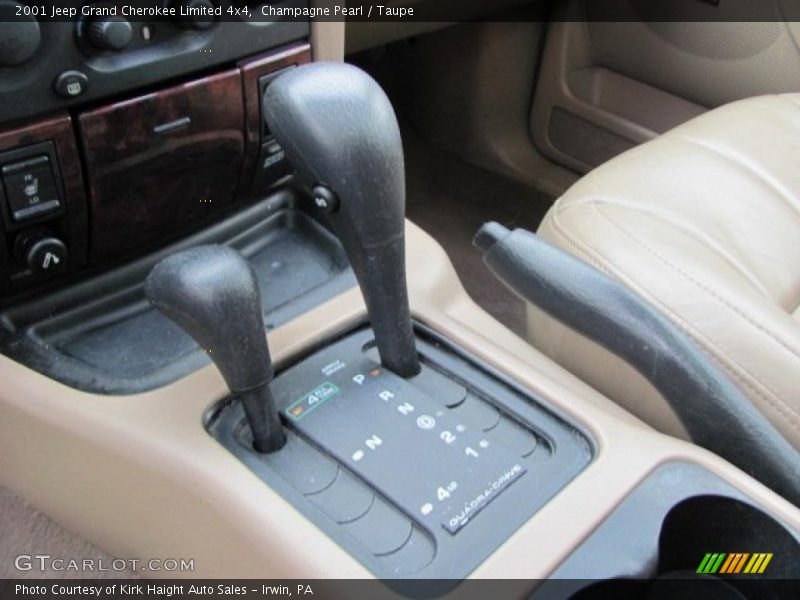 Champagne Pearl / Taupe 2001 Jeep Grand Cherokee Limited 4x4