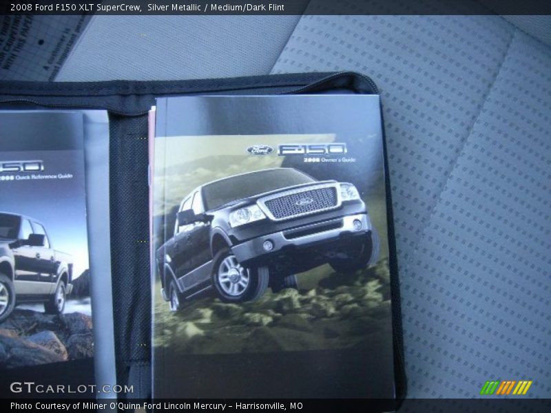 Silver Metallic / Medium/Dark Flint 2008 Ford F150 XLT SuperCrew