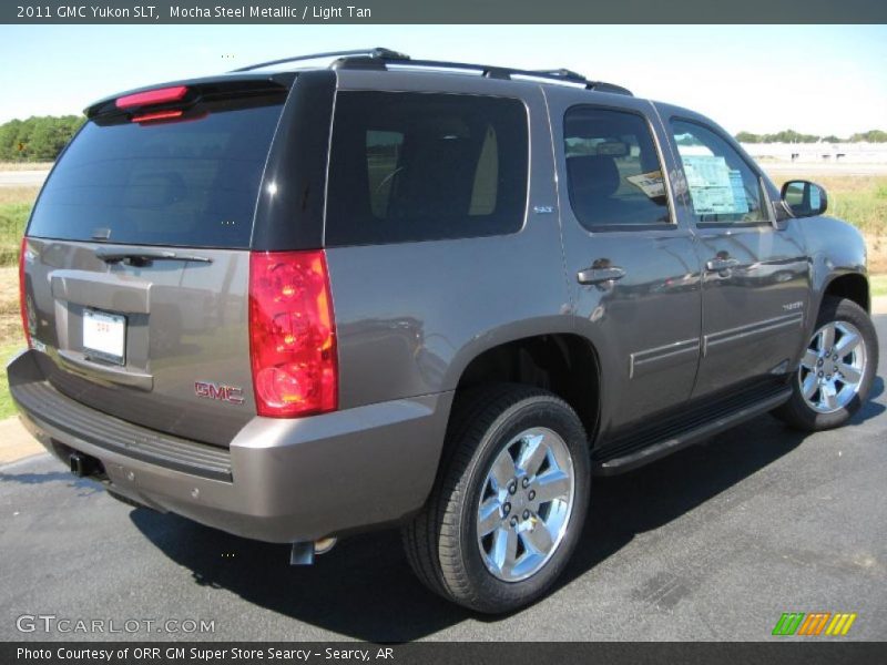 Mocha Steel Metallic / Light Tan 2011 GMC Yukon SLT