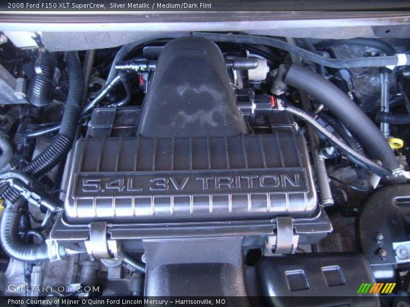 Silver Metallic / Medium/Dark Flint 2008 Ford F150 XLT SuperCrew