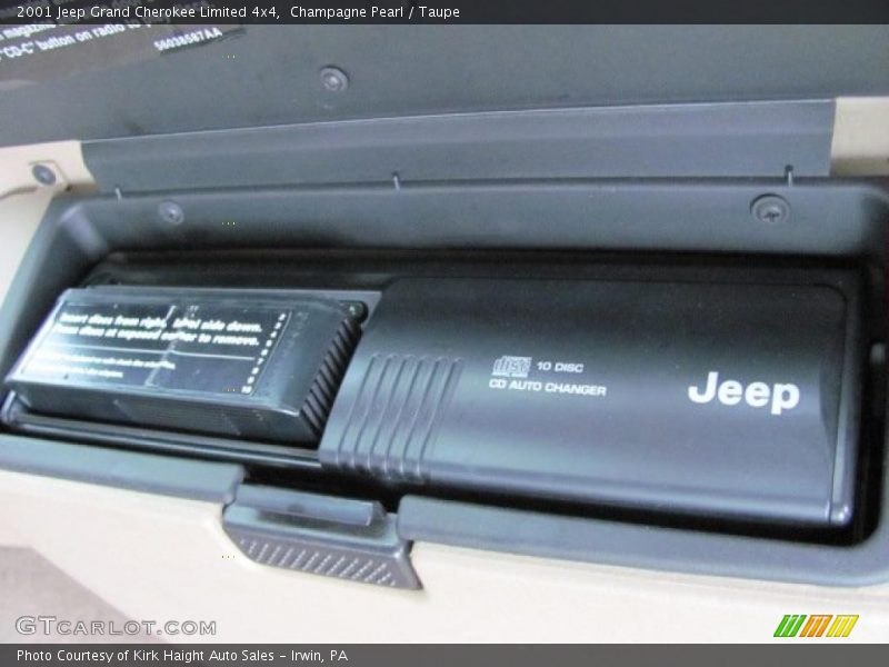 Champagne Pearl / Taupe 2001 Jeep Grand Cherokee Limited 4x4